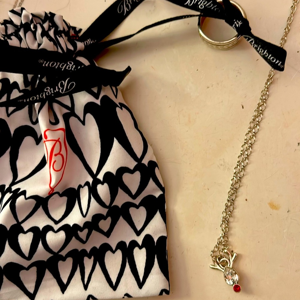 Brighton reindeer necklace